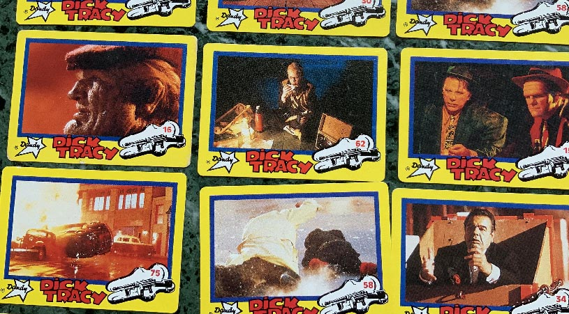 43 Walt Disney - Dick Tracy trade cards by Dandy dating from 1990